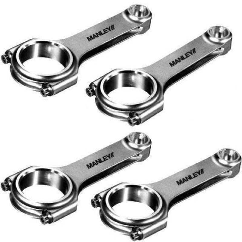 Manley Mazda Speed 3 MZR 2.3L DIDSI Turbo 22.5mm Pin H-Beam Connecting Rod Set - 14032-4