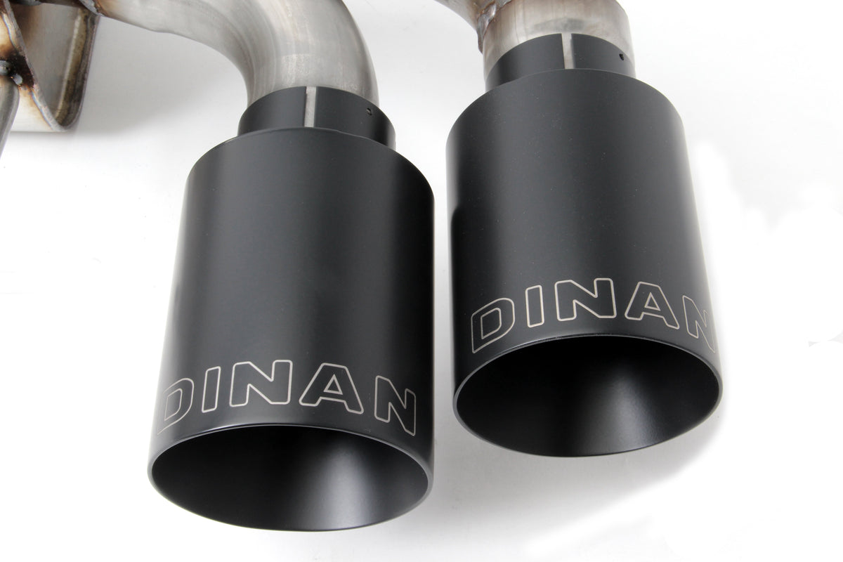 Dinan - Free Flow Axle-Back Exhaust - 2018-2023 BMW M550i - D660-0075-BLK