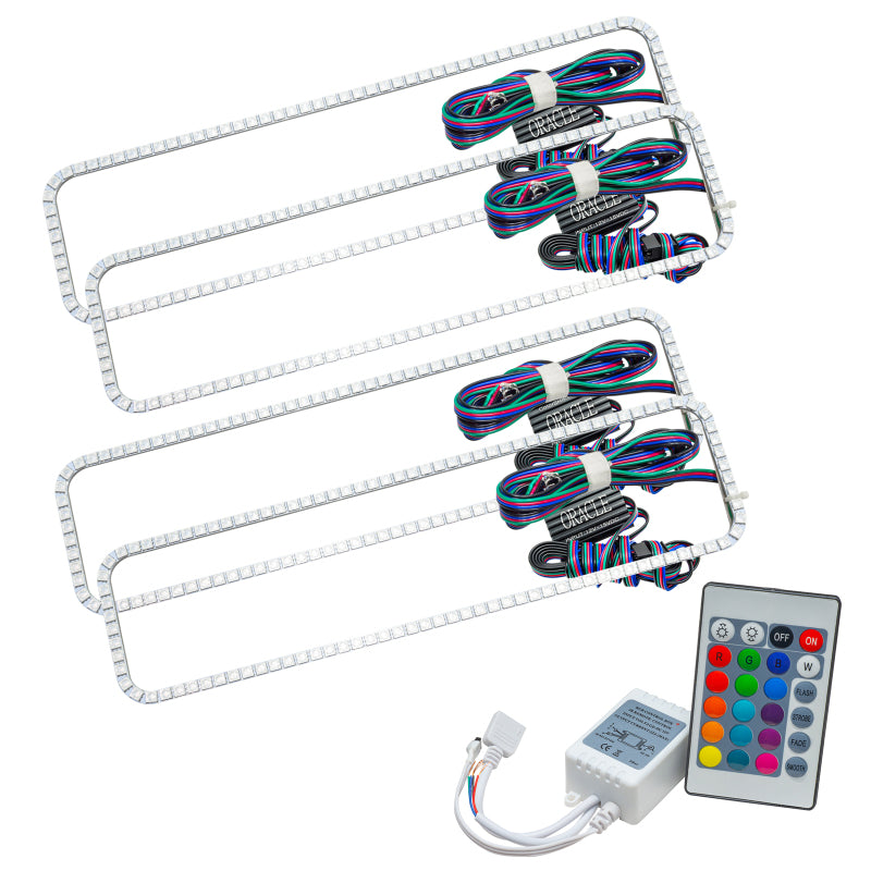 Oracle GMC Yukon 92-99 Dual Halo Kit - ColorSHIFT w/ Simple Controller SEE WARRANTY - 2286-504