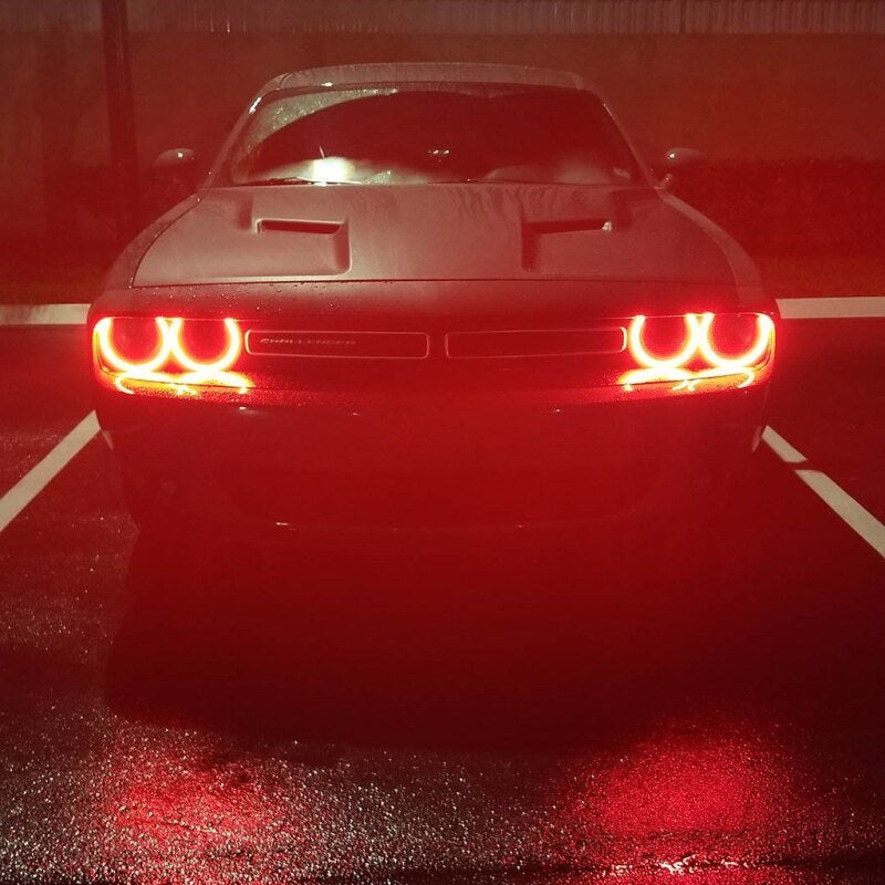 Oracle 15-21 Dodge Challenger Dynamic Surface Mount Headlight Halo Kit - - Dynamic SEE WARRANTY - 3990-332