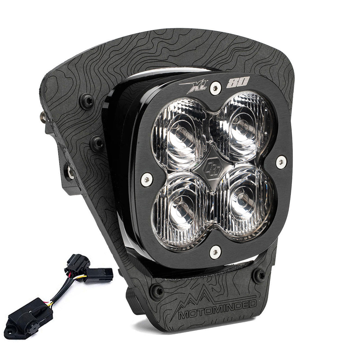 Baja Designs 24-25 GasGas ES XL80 (D/C) LED Headlight Kit w/ Dimmer - Clear - 677110