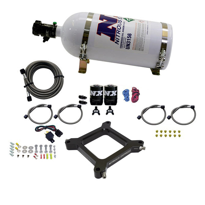 Nitrous Express 4150 Assassin Plate Stage 6 Alcohol 50-300HP (10lb Bottle) - 67245-10
