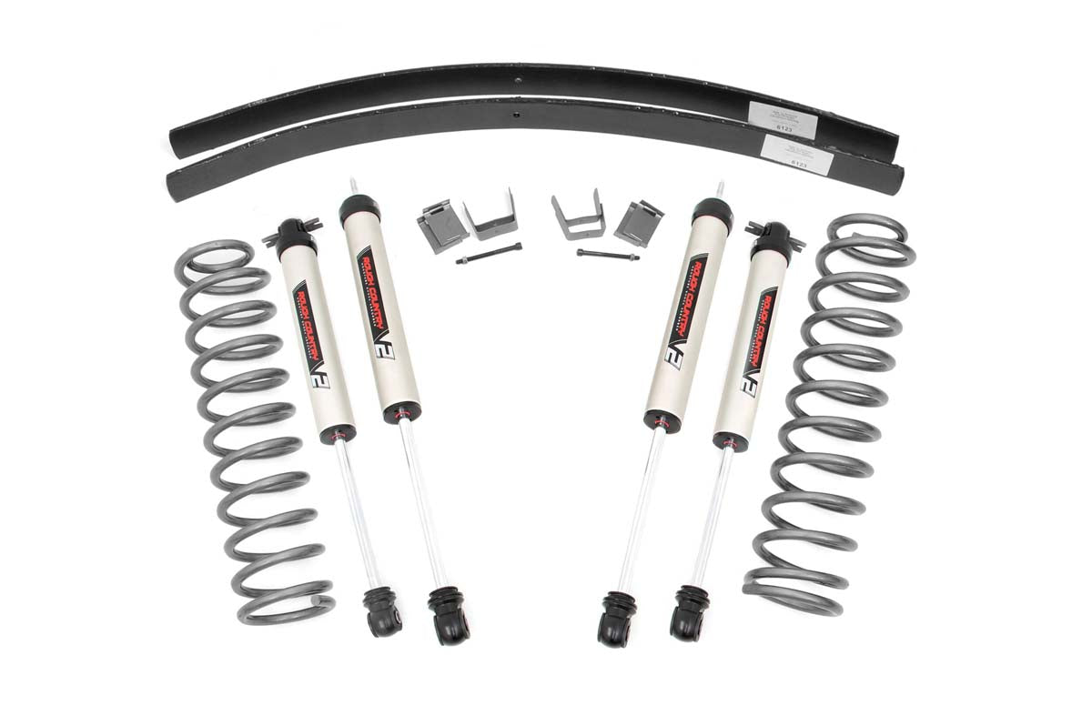 Rough Country - 3 Inch Lift Kit - Rear AAL - V2 - Jeep Cherokee XJ 2WD/4WD (1984-2001) - 67070 for 1984-2001 Jeep Cherokee - 