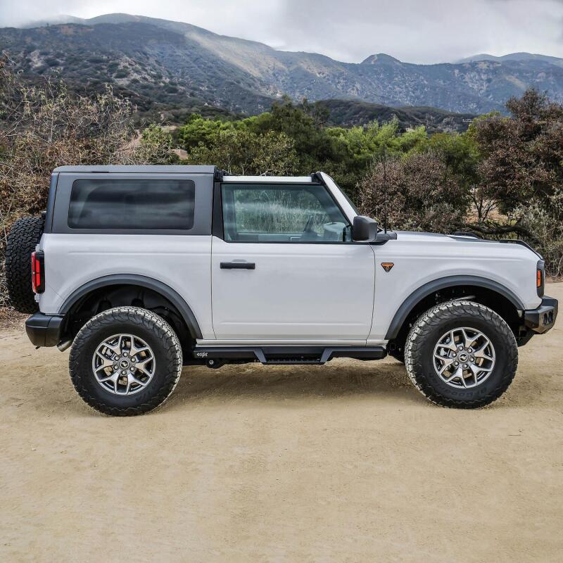 Westin/HDX 2021+ Ford Bronco (2-Door) Drop Nerf Step Bars - Textured Black - 56-14185
