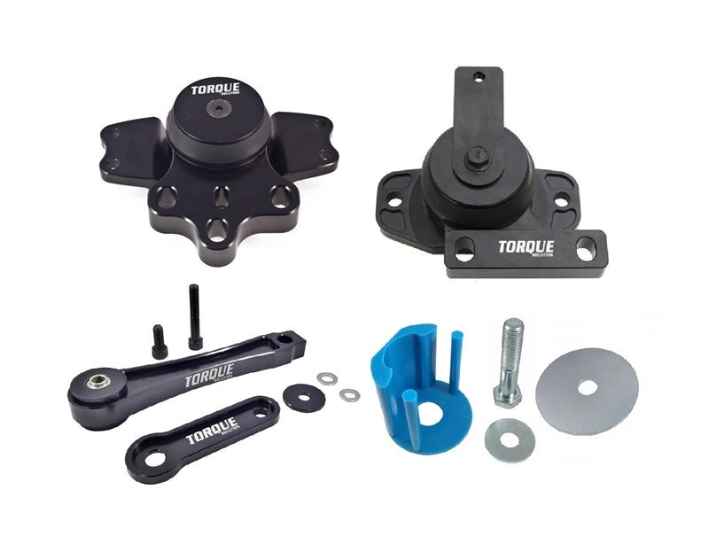 Torque Solution Engine Transmission &amp; Pendulum Mount Kit w/ Race Insert VW Jetta Golf 2006-2008.5 - TS-VW-012P-AR