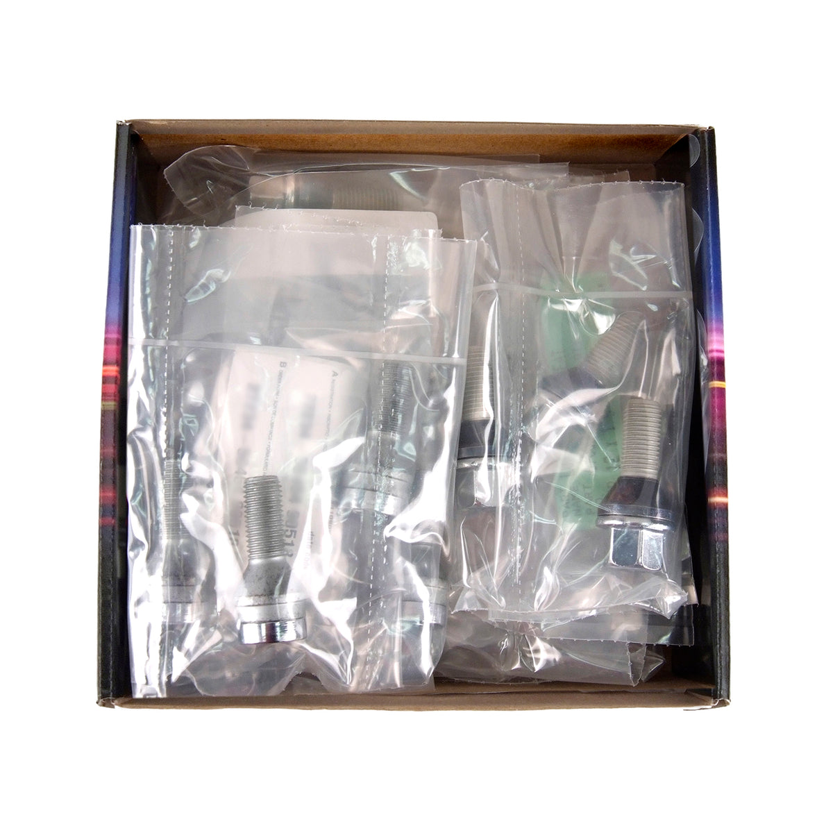 McGard 5 Lug Hex Install Kit w/Locks (Cone Seat Bolt) M14X1.5 / 17mm Hex / 28.0mm Shank L. - Chrome - 67200