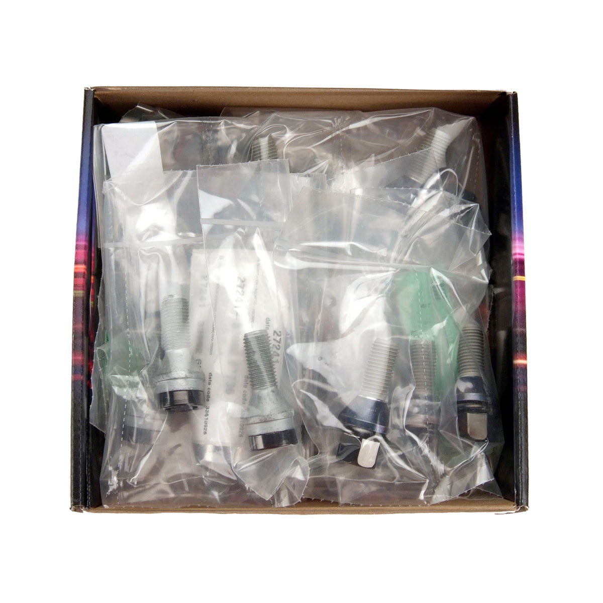 McGard 4 Lug Hex Install Kit w/Locks (Cone Seat Bolt) M12X1.25 / 17mm Hex / 22.0mm Shank L. - Black - 67232BK