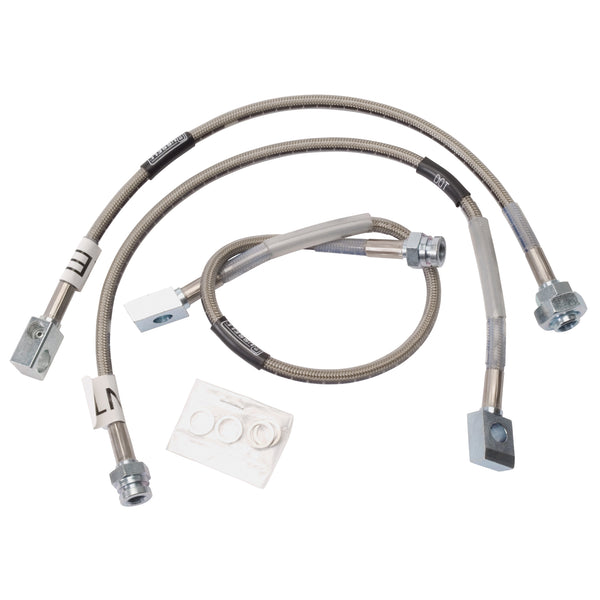 Russell Performance 92-98 GM K2500 Suburban (7200GVW) Brake Line Kit - (Non-Diesel Models) - 672370 for 1988-2000 GMC K2500 - front view