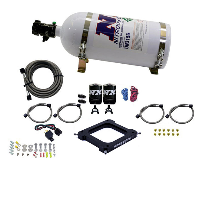 Nitrous Express 4500 Assassin Plate System Pro Power Alcohol 100-500HP (10lb Bottle) - 67575-10
