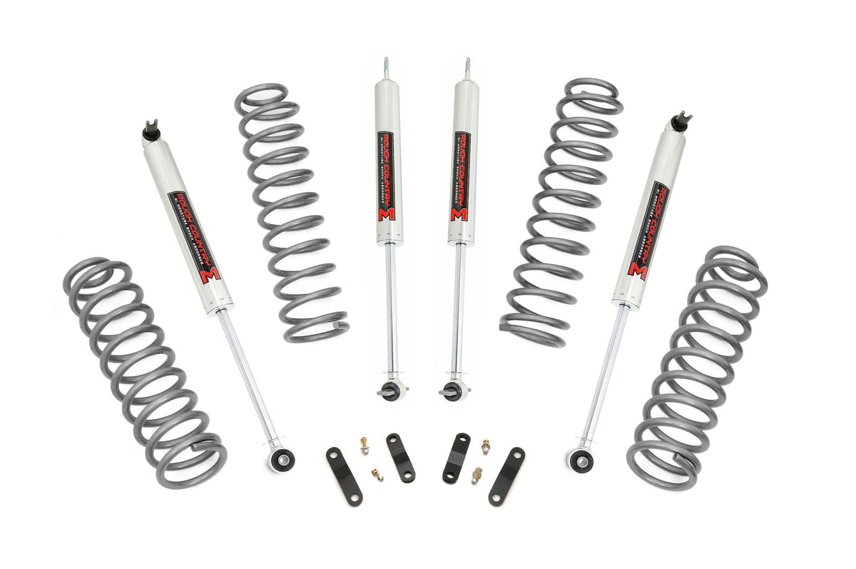 Rough Country - 2.5 Inch Lift Kit - Coils - M1 - Jeep Wrangler JK 4WD (2007-2018) - 67840