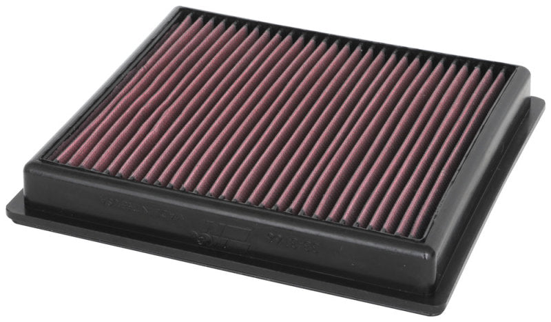 K&N 19-21 Toyota Hiace L4-2.8L F/I Drop In Air Filter - 33-3166 by K&N Engineering - angle view