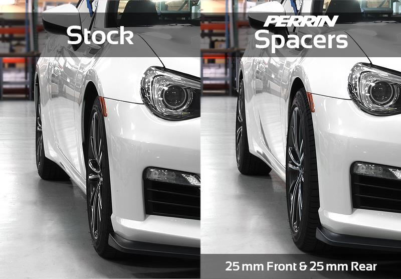 Perrin Subaru 5x100 30mm Wheel Spacers (One Pair) - PSP-WHL-031BK