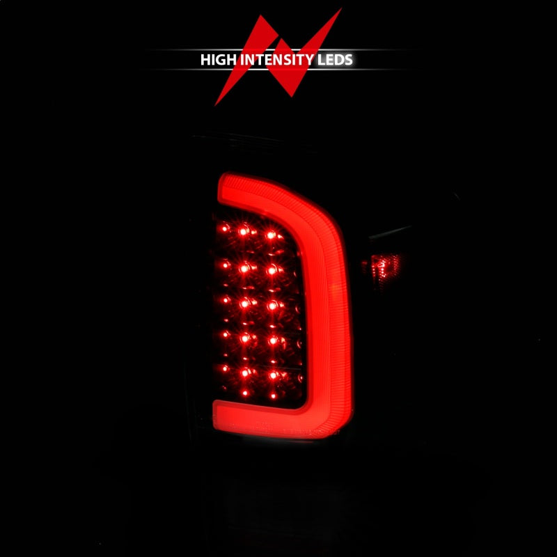 ANZO 16-21 Toyota Tacoma LED Tail Lights - w/ Light Bar Sequential Black Housing &amp; Clear Lens - 311400