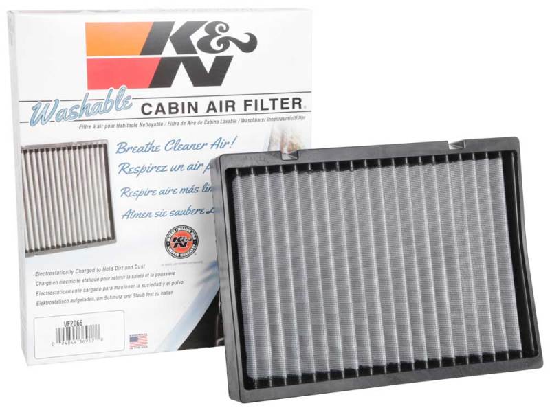 K&N Replacement Cabin Air Filter - VF2066 for 2015-2022 Mercedes Benz C Class - rear view