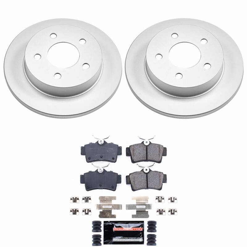 Power Stop 94-04 Ford Mustang Rear Z23 Coated Brake Kit - CPK1303-23
