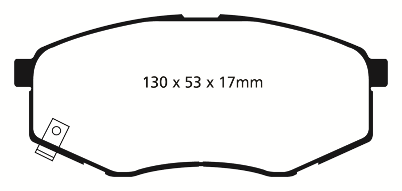 EBC 10-15 Hyundai Tucson 2.0 FWD Redstuff Front Brake Pads - DP31866C