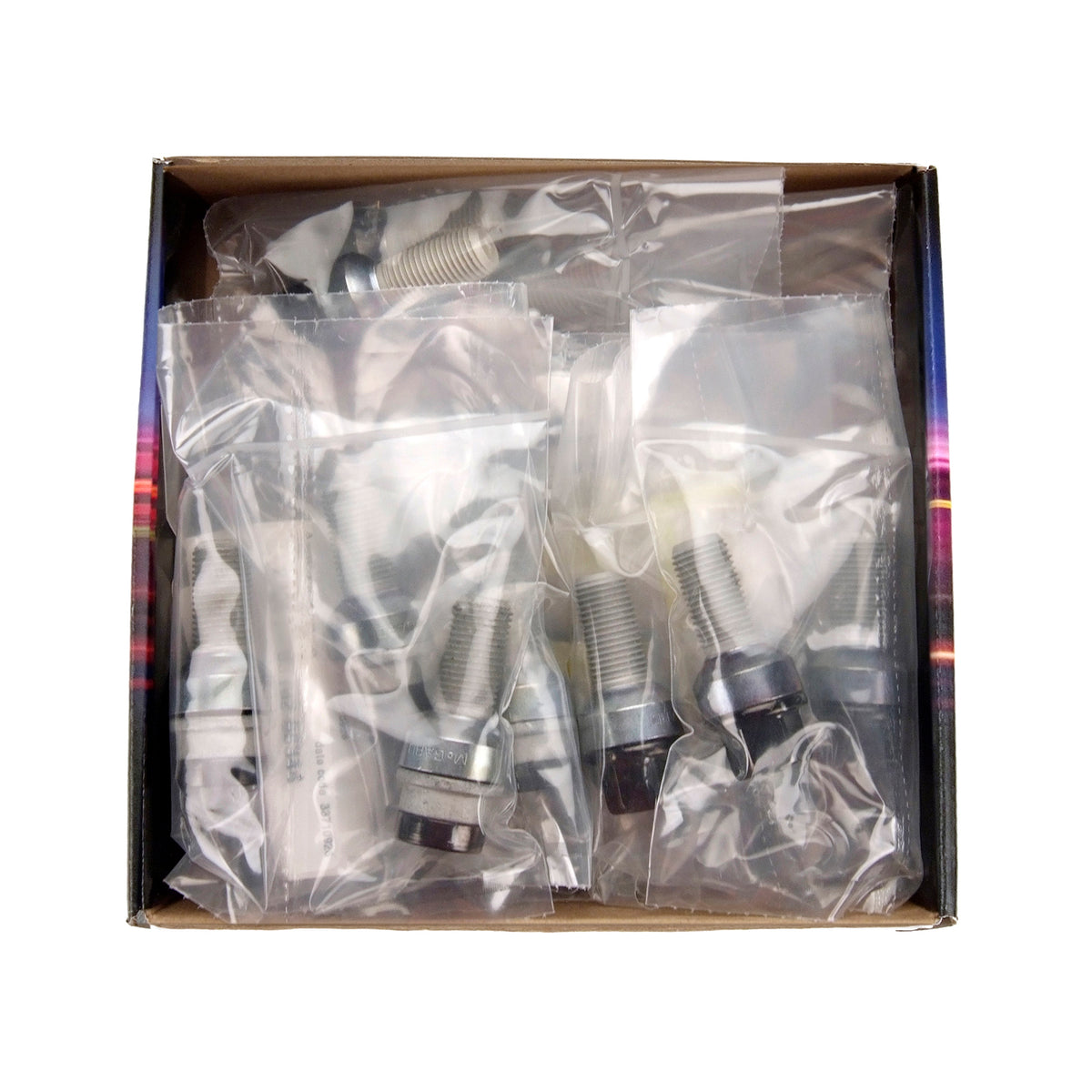 McGard 5 Lug Hex Install Kit w/Locks (Radius Seat Bolt) M14X1.5 / 17mm Hex / 28.1mm Shank L. - Black - 68020BK