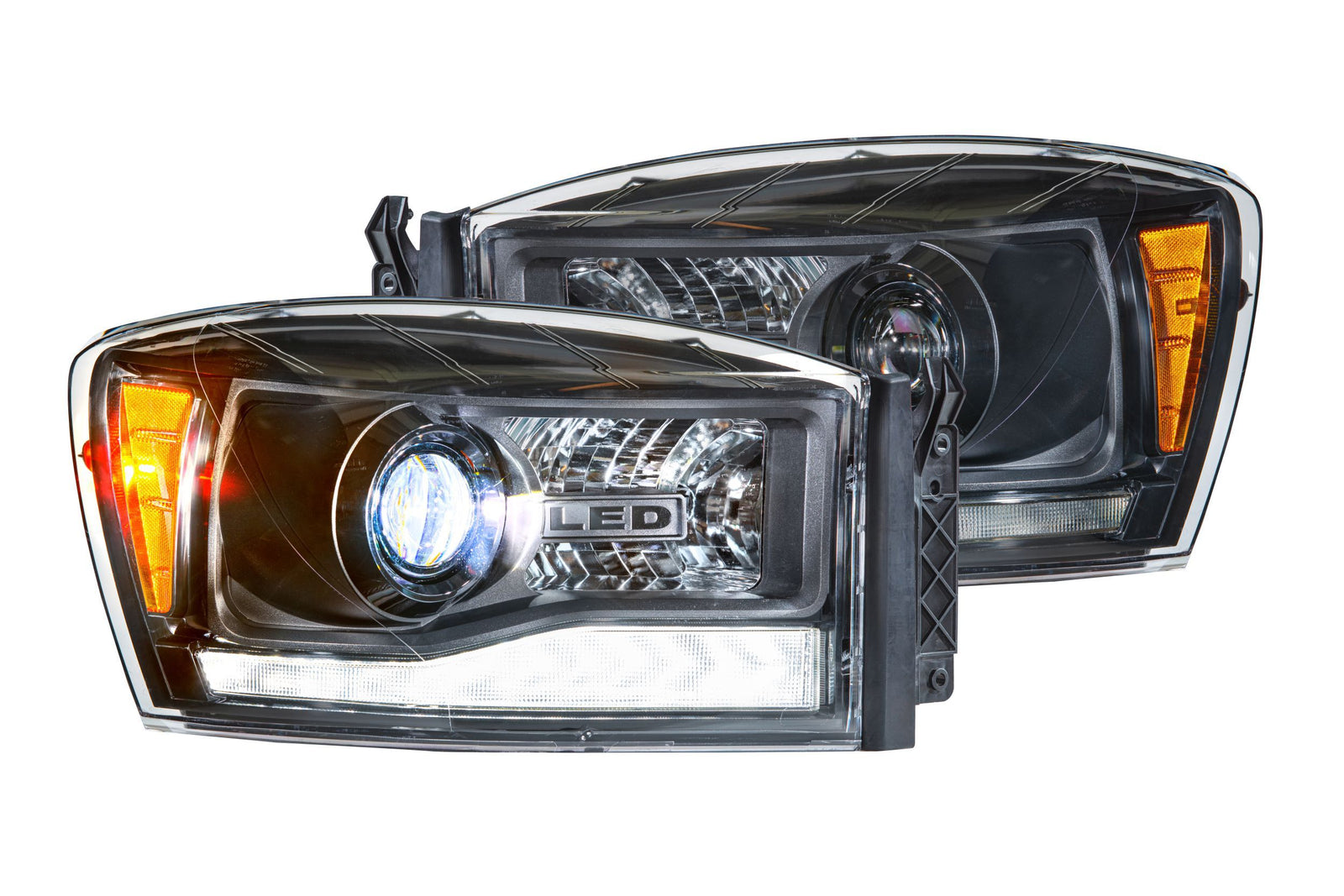 Morimoto - XB Hybrid LED Headlights: Dodge Ram (06-08) (Pair / ASM) - LF558