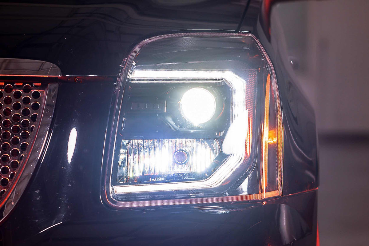 Morimoto - XB Hybrid LED Headlights: GMC Yukon (07-14) (Pair / ASM) - LF557