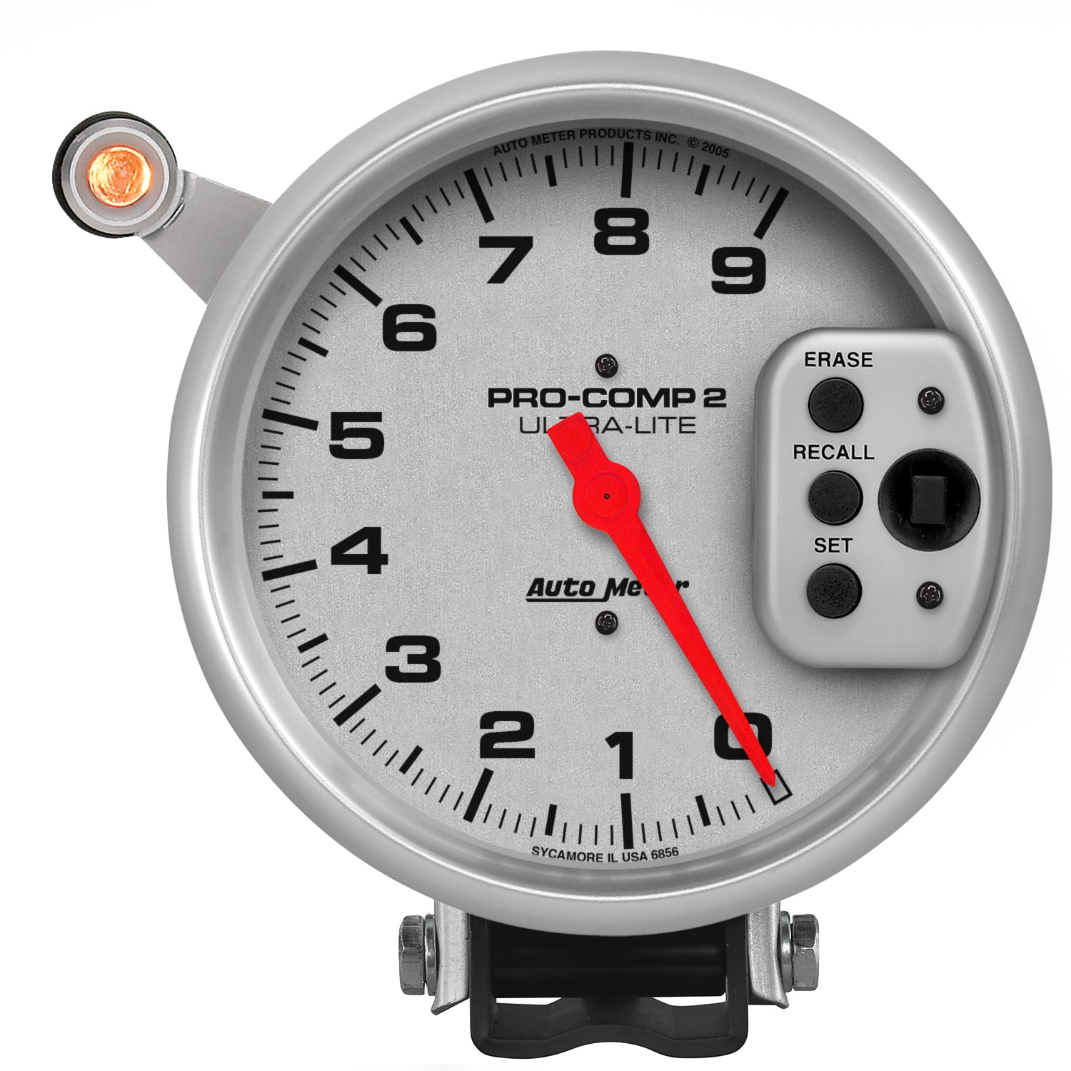 Autometer Ultra-Lite 5 inch 9000 RPM Single Range w/ Shift-Lite and Memory Tachometer - 6856