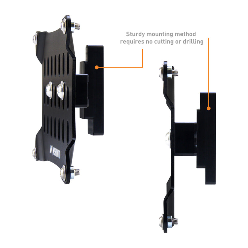 Mishimoto 24+ Ford Mustang 2.3L EcoBoost License Plate Relocation Kit - MMLP-MUS4-24
