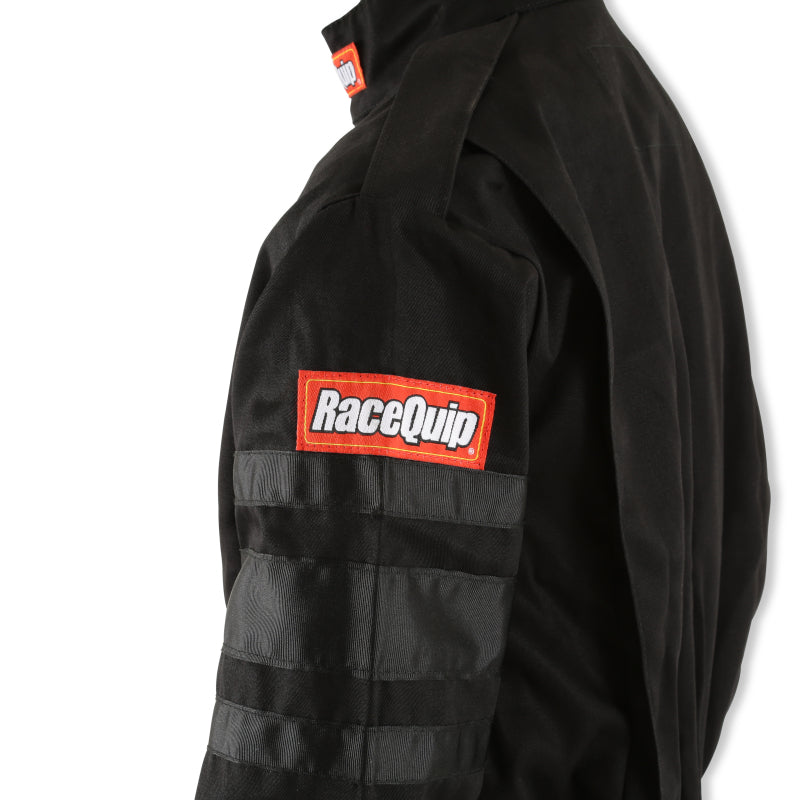 RaceQuip Black SFI-1 1-L Suit - Large - 110005RQP