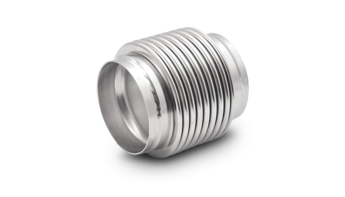 Vibrant SS Bellow Assembly w/ Solid Liner 3.5in ID x 4in overall L Electro Polished - 68935