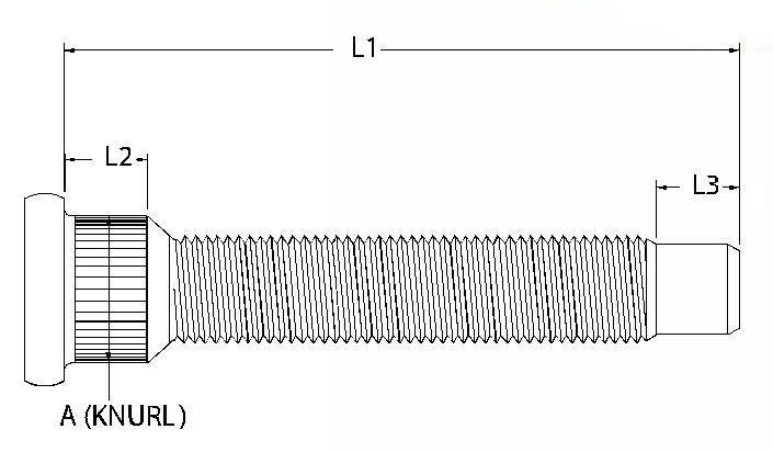 ARP 80-00 Honda M12x1.85inch Wheel Stud Kit (4 Studs/1 Wheel) - 100-7709