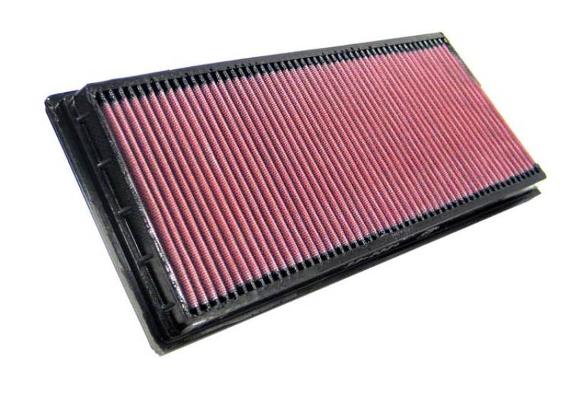 K&N 01-08 Jaguar X Type 2.5L/3.0L Drop In Air Filter - 33-2264 for 2002-2008 Jaguar X Type - front view