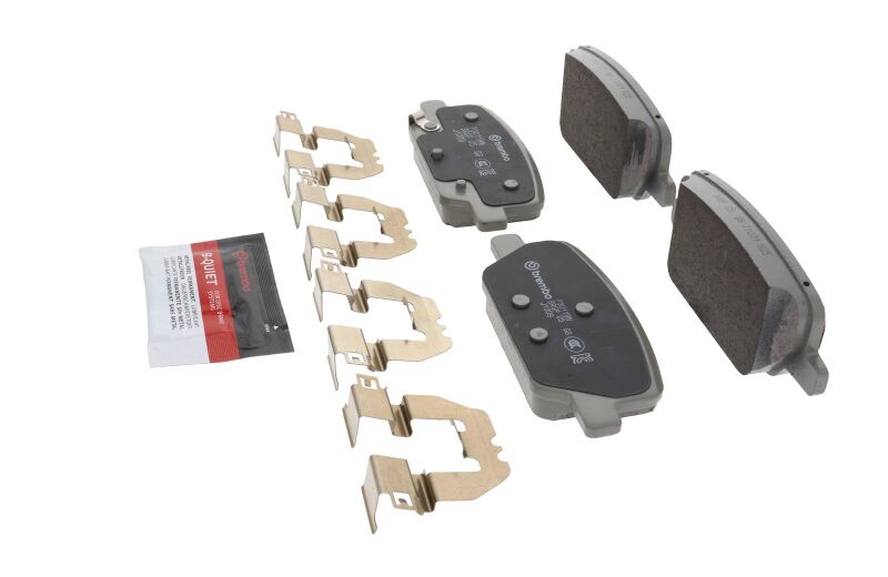 Brembo OE 20-24 Hyundai Palisade/19-20 Santa Fe/20-24 Kia Telluride PRIME Ceramic Brake Pad - Rear - P30118N