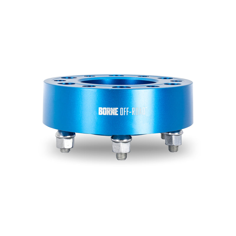Borne Off-Road Wheel Spacers - 6x135 - 87.1 - 50 - M14 - Blue - BNWS-007-500BL