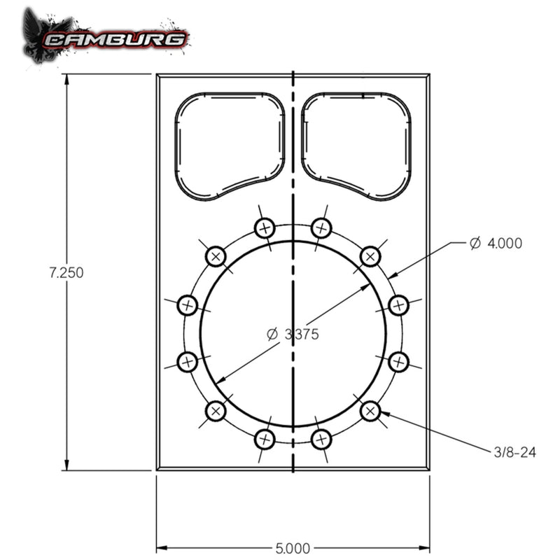 Camburg 4130 TT Bolt-on Spindle Snout Block - CAM-010061