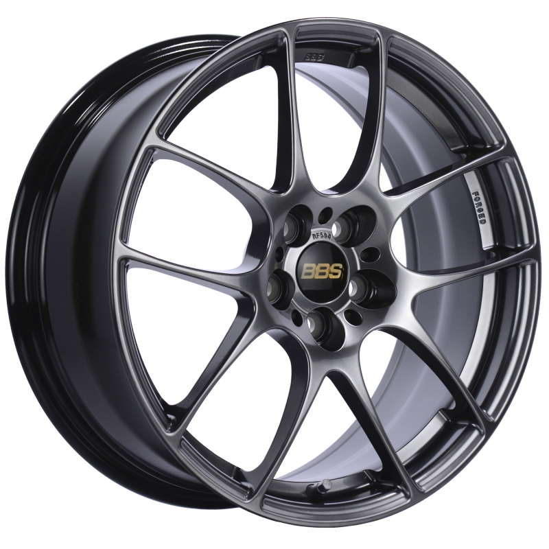 BBS RF 17x7.5 5x100 ET48 Diamond Black Wheel -70mm PFS/Clip Required - RF504DBK