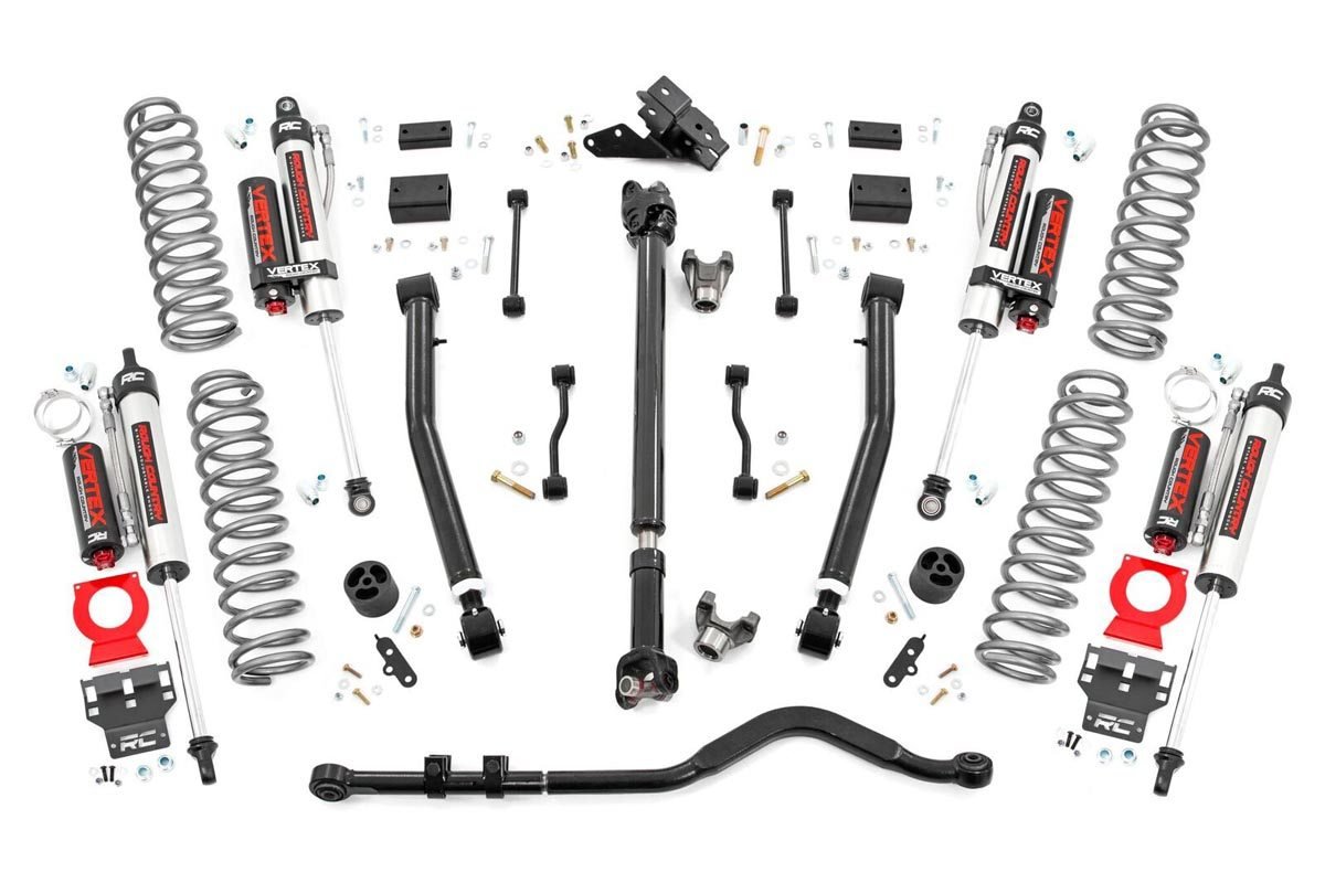 3.5 Inch Lift Kit | Adj LCA| FR D/S | Vertex | Jeep Wrangler JL Rubicon (18-24)