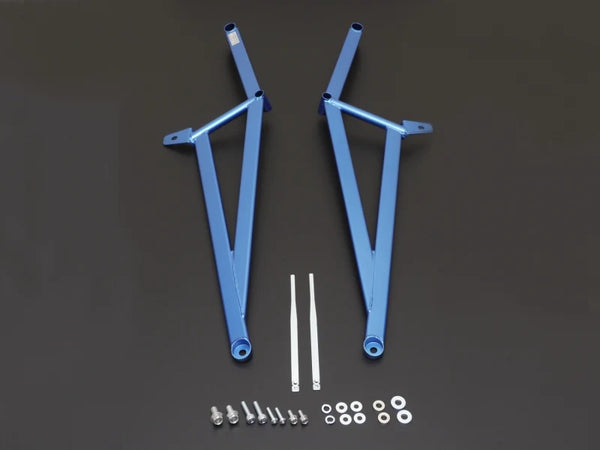 Cusco Power Brace Floor Center GH8 GRB GVB(MODIFY UNDER COVER) WRX/STi - 692 492 C for 2008-2021 Subaru WRX STI - front view
