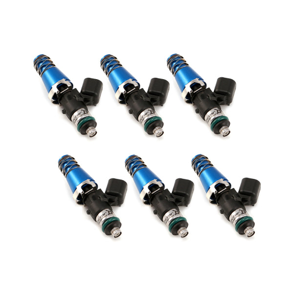 Injector Dynamics 1340cc Injectors - 60mm Length - 11mm Blue Top - 14mm Lower O-Ring (Set of 6) - 1300.60.11.14.6 by Injector