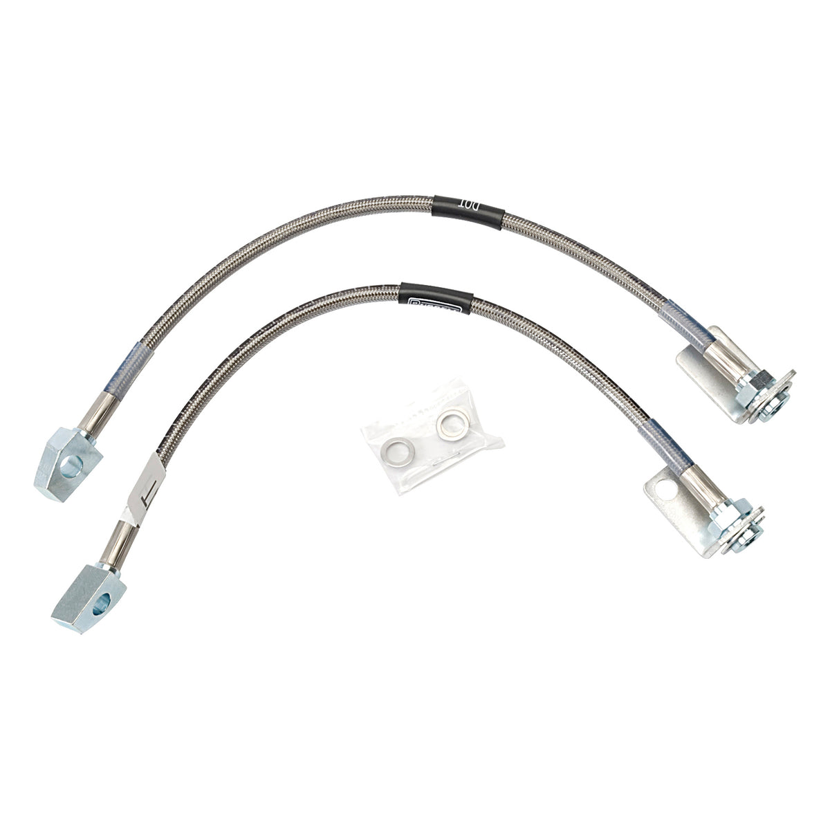 Russell Performance 71-73 Ford Mustang (Fronts Only) Brake Line Kit - 693160 for 1971-1973 Ford Mustang - front view
