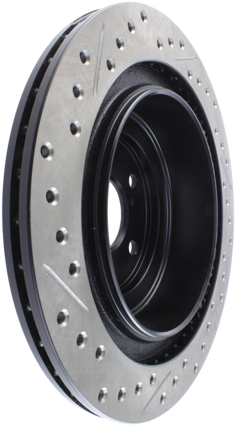 StopTech 06-07 Subaru Impreza WRX (Exc STi) Slotted &amp; Drilled Left Rear Rotor - 127.47025L