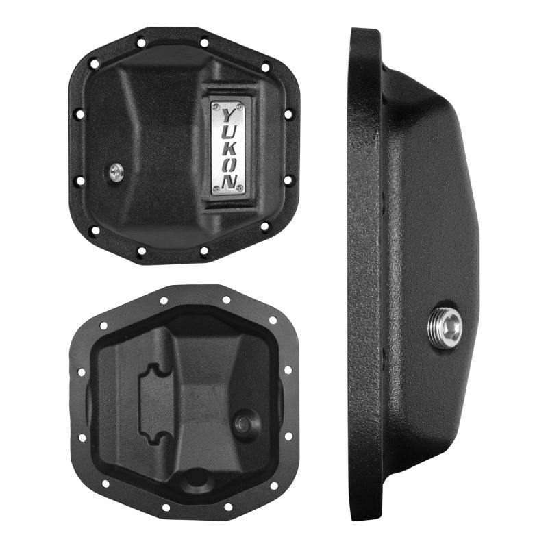 Yukon Gear Hardcore Front Nodular Iron Cover for Jeep Wrangler JL Dana 44/210mm - YHCC-D44JL-FRONT