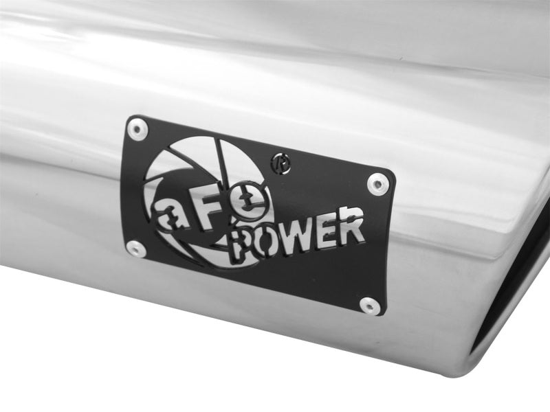 aFe Diesel Exhaust Tip Bolt On Polished 5in Inlet x 6in Outlet x 12in Long - 49T50601-P12