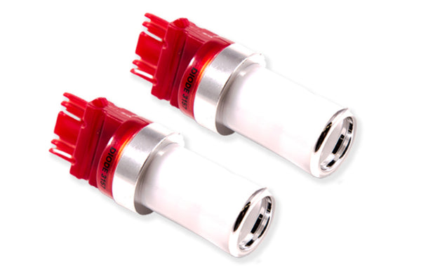 Diode Dynamics 3157 LED Bulb HP48 LED - Red (Pair) - DD0056P for 2000-2006 Chevrolet Tahoe - front view