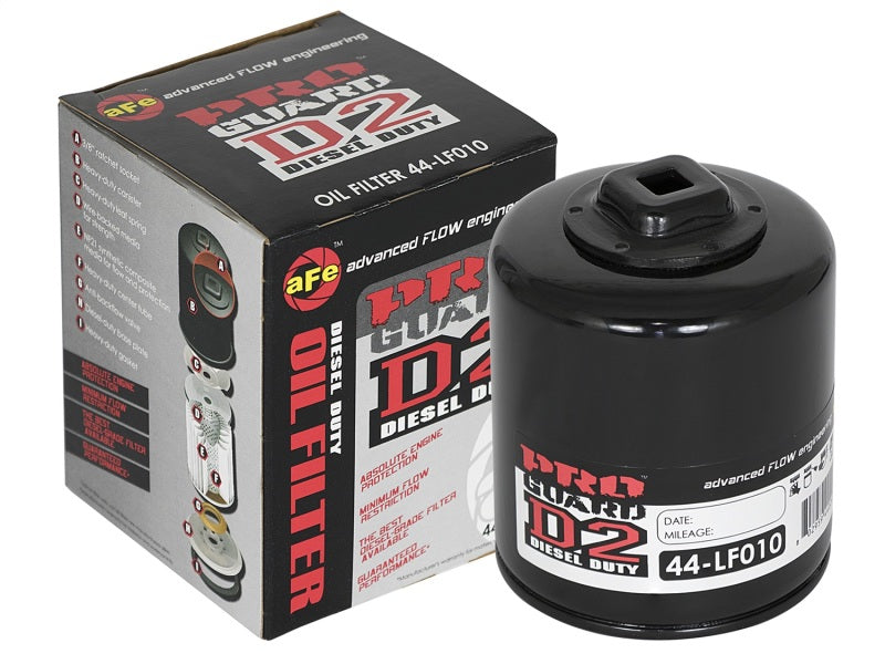 aFe ProGuard D2 Fluid Filters Oil F/F OIL GM Cars &amp; Trucks 75-10 L4/V6 - 44-LF010