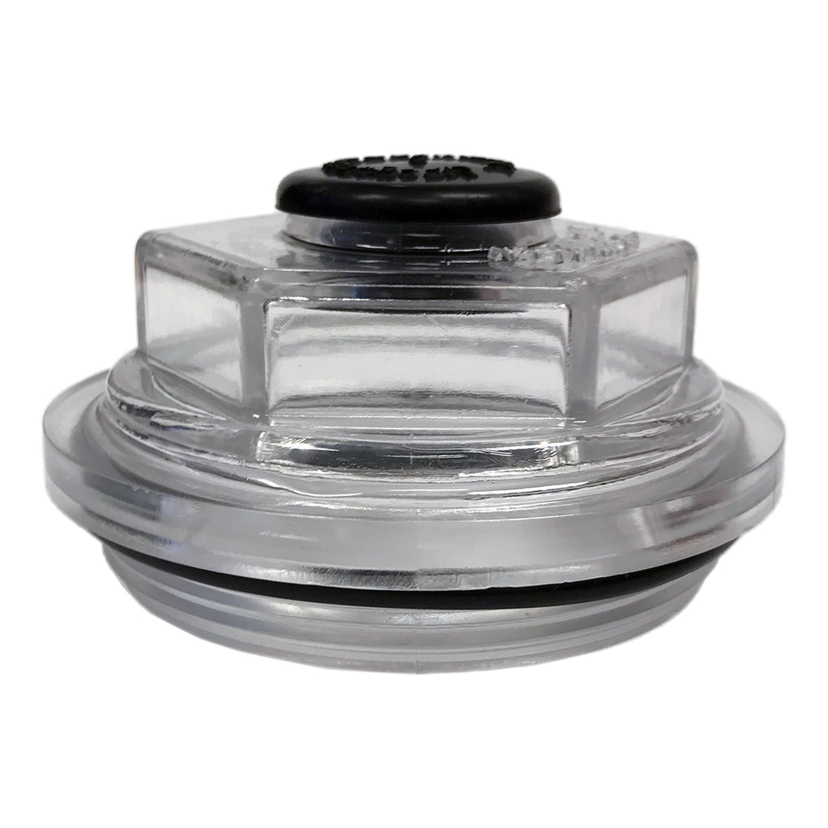 CURT 695814 Trailer Axle Oil and Dust Cap - 8,000 lbs. Clear