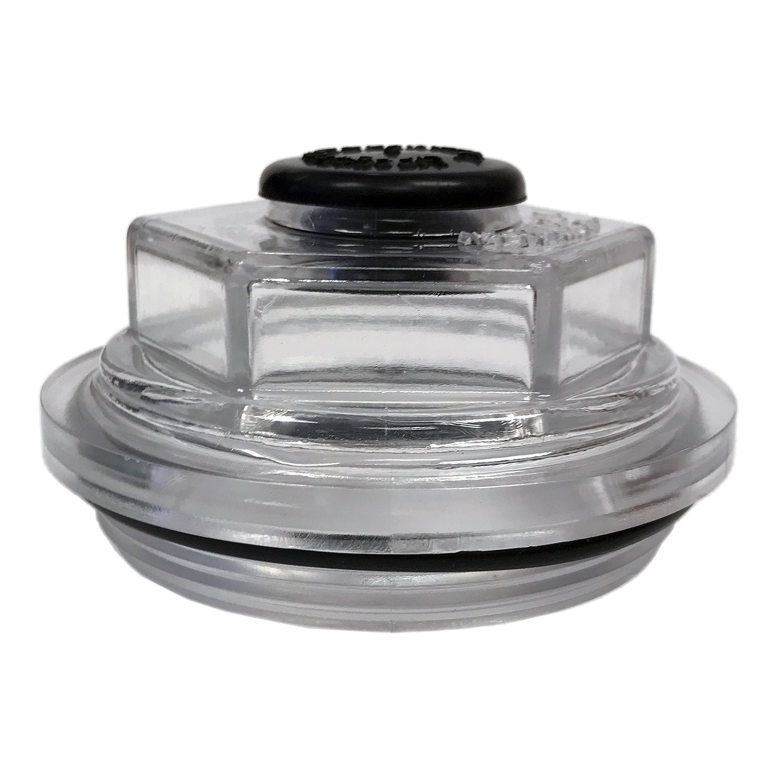 CURT 695814 Trailer Axle Oil and Dust Cap - 8,000 lbs. Clear