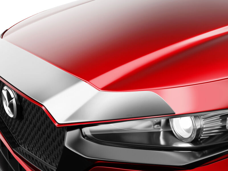 Husky Liners 25-26 MAZDA CX-30 Aeroskin Hood Protector - Chrome - 2892248