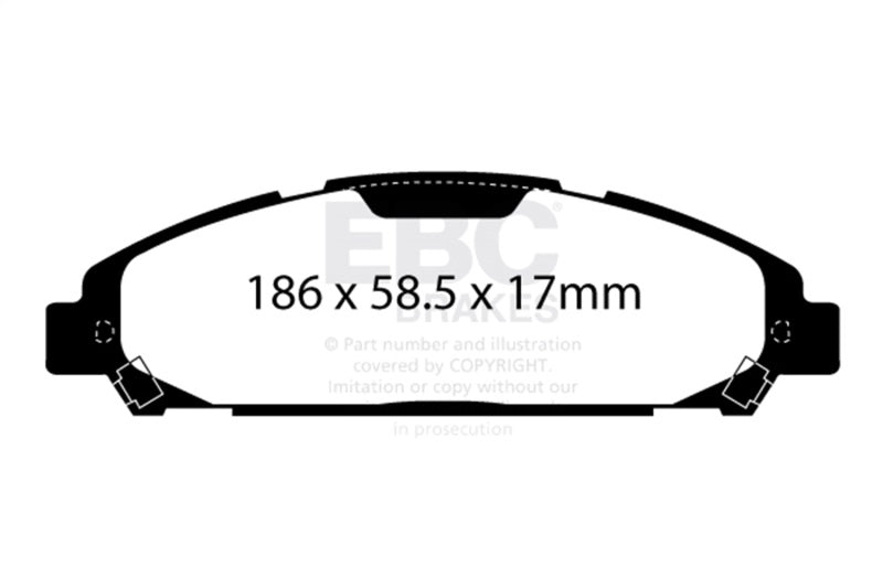 EBC Brakes Greenstuff 2000 Series Sport Pads - DP23039