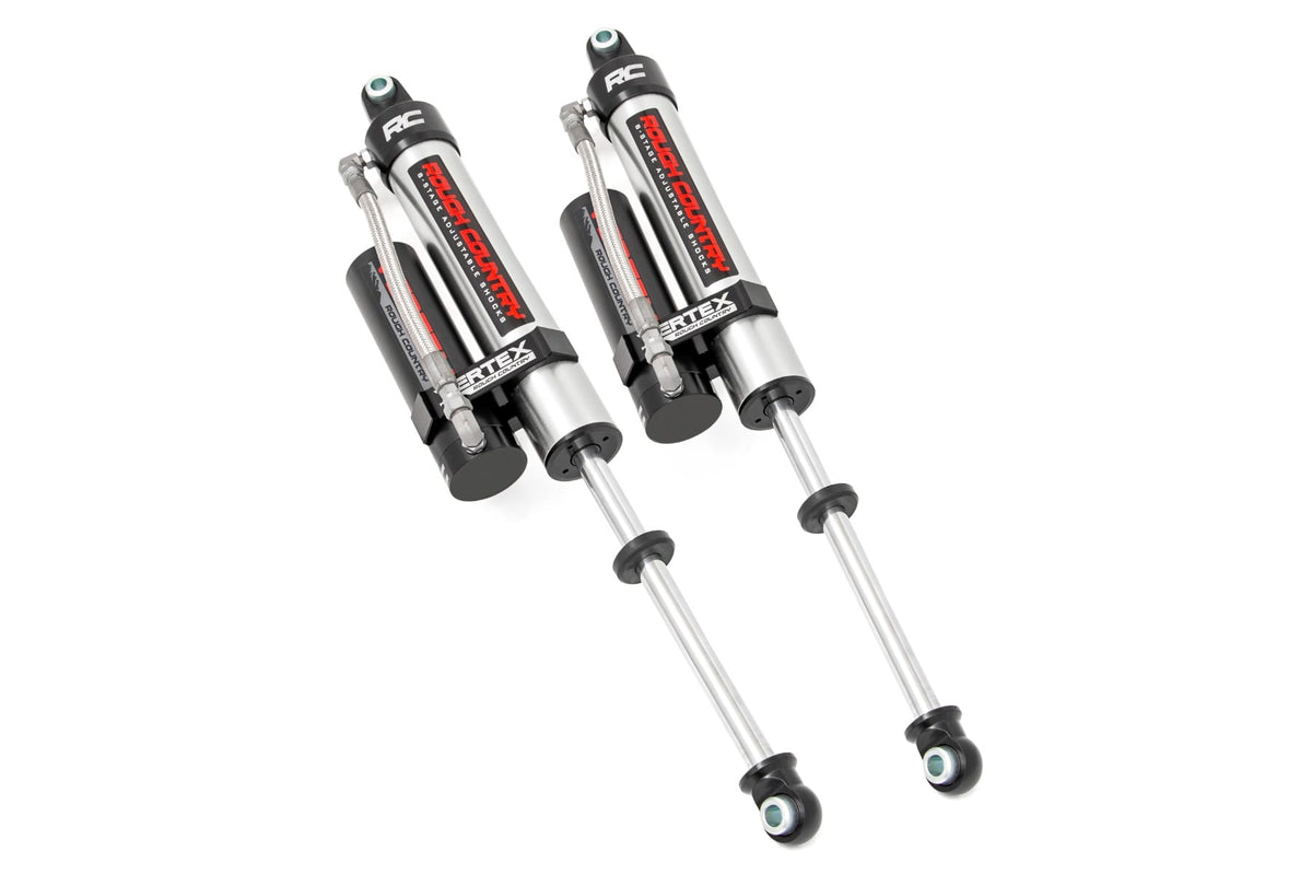 Rough Country - Vertex 2.5 Reservoir Rear Shocks | 3.5-7.5" | Chevy/GMC 2500HD/3500HD (11-26) - 699011_A