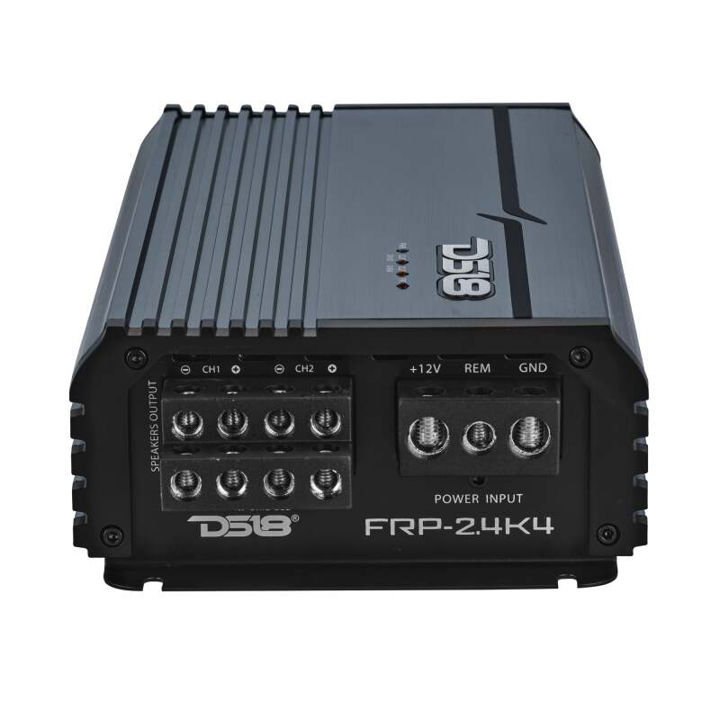 DS18 4-Channel Class-D Amp Stereo Full-Range 4 x 250 W RMS at4 ohm 4- Titanium - FRP-2.4K4/TI - detail view