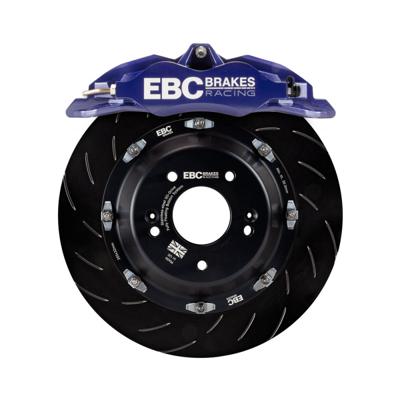 EBC Racing 11-18 Ford Focus ST (Mk3) Blue Apollo-4 Calipers 355mm Rotors Front Big Brake Kit - BBK012BLU-1