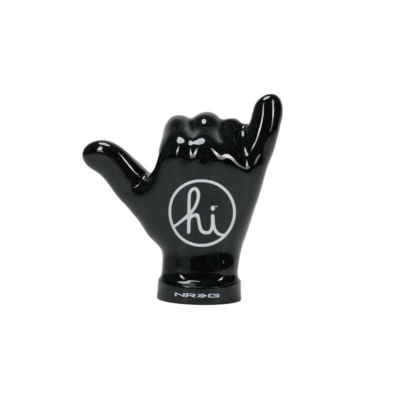 NRG X IN4MATION Weighted Da Shaka Shift Knob - Black - SK-IN4-BK - close-up view